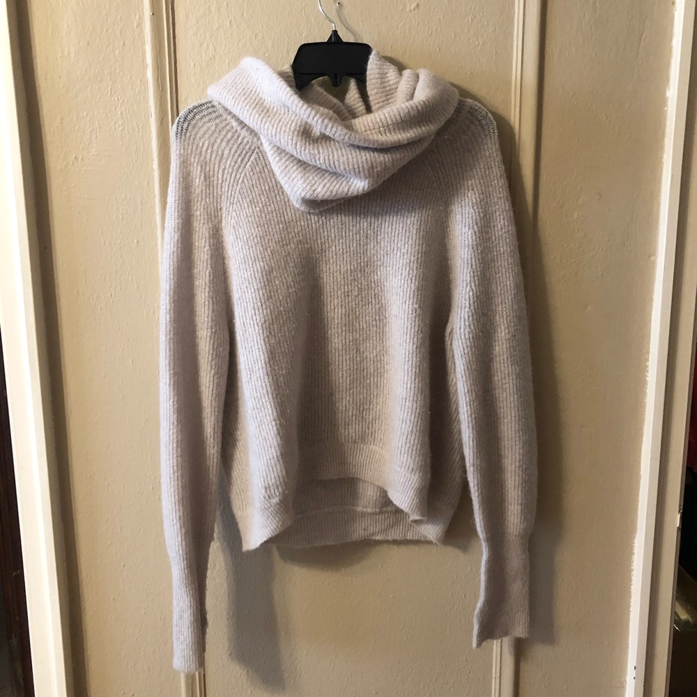 Express Sweater with Attachable Turtle Neck